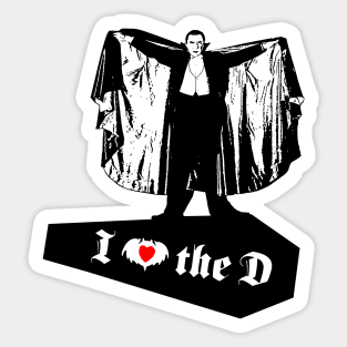 I Heart the D! Sticker